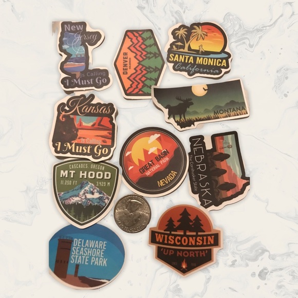 Wisconsin Matte Finish PVC Removable Waterproof Decor Accent St… - Picture 8 of 9